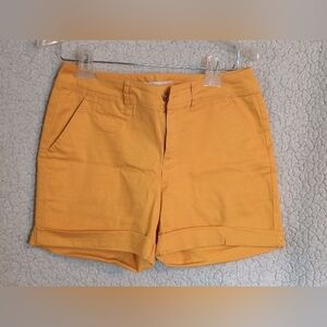 NWOT Cato Women's Contemporary Yellow Shorts Size 2